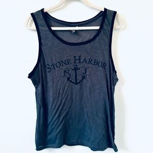 Pacific Surf Stone Harbor New Jersey tank top size large